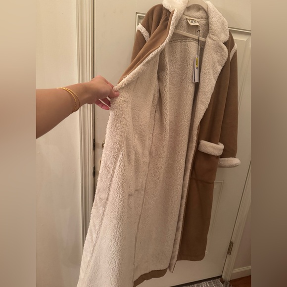 Women's Notch-Lapel Tie-Waist Classic Robe NWT - Picture 8 of 8